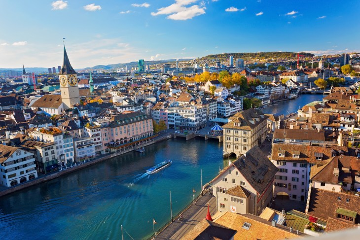 Zurych, największe miasto w Szwajcarii. Fot. santosha57/AdobeStock